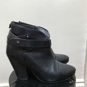 Rag and bone harrow booties, size 37